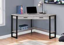 Load image into Gallery viewer, Grey Computer Desk / Corner Desk - I 7505