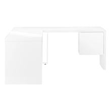 Load image into Gallery viewer, White Computer Desk / L Shaped Desk - I 7582