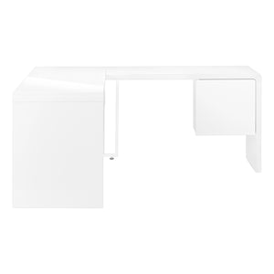 White Computer Desk / L Shaped Desk - I 7582