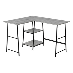 Grey Computer Desk / L Shaped Desk - I 7591