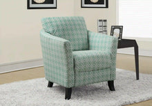 Load image into Gallery viewer, Green /beige Accent Chair / Armchair - I 8003