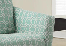 Load image into Gallery viewer, Green /beige Accent Chair / Armchair - I 8003