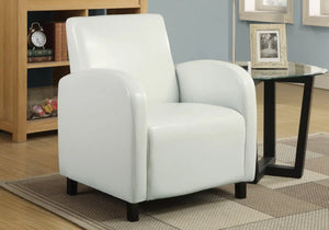 White Accent Chair / Armchair - I 8049