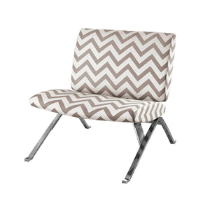 Dark Taupe Accent Chair / Armless Chair - I 8137