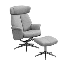 Load image into Gallery viewer, Grey Ottoman / Recliner - I 8139
