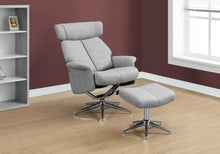 Load image into Gallery viewer, Grey Ottoman / Recliner - I 8139
