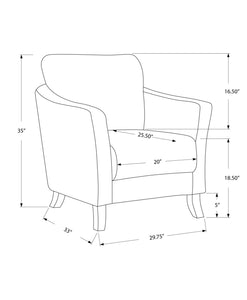 Beige Accent Chair / Armchair - I 8183