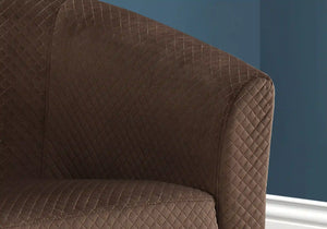 Brown Accent Chair / Ottoman - I 8239