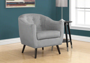 Grey Accent Chair / Armchair - I 8258