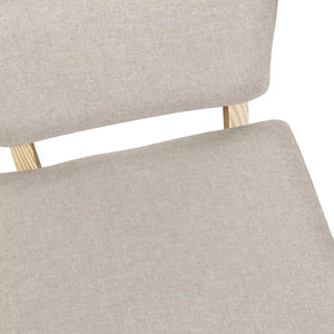 Taupe Accent Chair / Armless Chair - I 8272