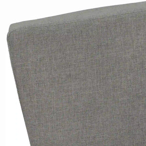 Light Grey Accent Chair / Armless Chair - I 8273