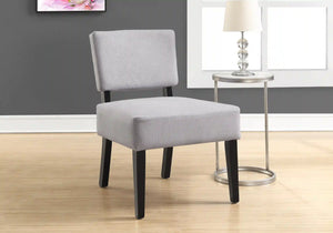 Grey Accent Chair / Armless Chair - I 8276