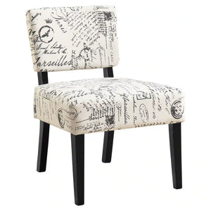 Beige Accent Chair / Armless Chair - I 8286
