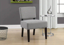 Load image into Gallery viewer, Light Grey /black Accent Chair / Armless Chair - I 8291