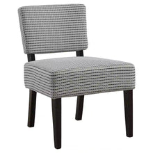 Load image into Gallery viewer, Light Grey /black Accent Chair / Armless Chair - I 8291