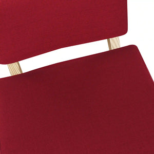 Red Accent Chair / Armless Chair - I 8295