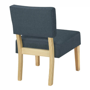 Blue Accent Chair / Armless Chair - I 8296