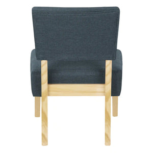 Blue Accent Chair / Armless Chair - I 8296