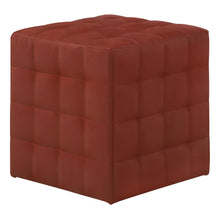 Load image into Gallery viewer, Red Ottoman - I 8979