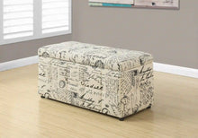 Load image into Gallery viewer, Beige /black Ottoman - I 8986
