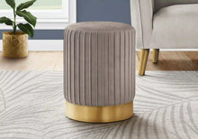 Load image into Gallery viewer, Brown /gold Ottoman - I 9018