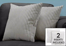 Load image into Gallery viewer, Grey /black Pillow - I 9237