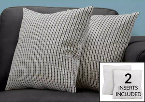 Grey /black Pillow - I 9237