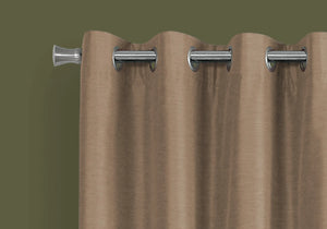 Brown Curtain Panel - I 9838
