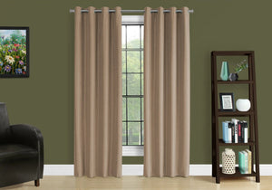 Brown Curtain Panel - I 9839