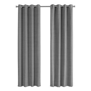 Grey Curtain Panel - I 9841