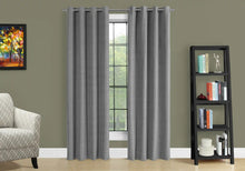 Load image into Gallery viewer, Grey Curtain Panel - I 9842