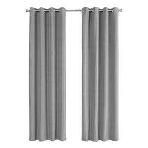 Grey Curtain Panel - I 9842