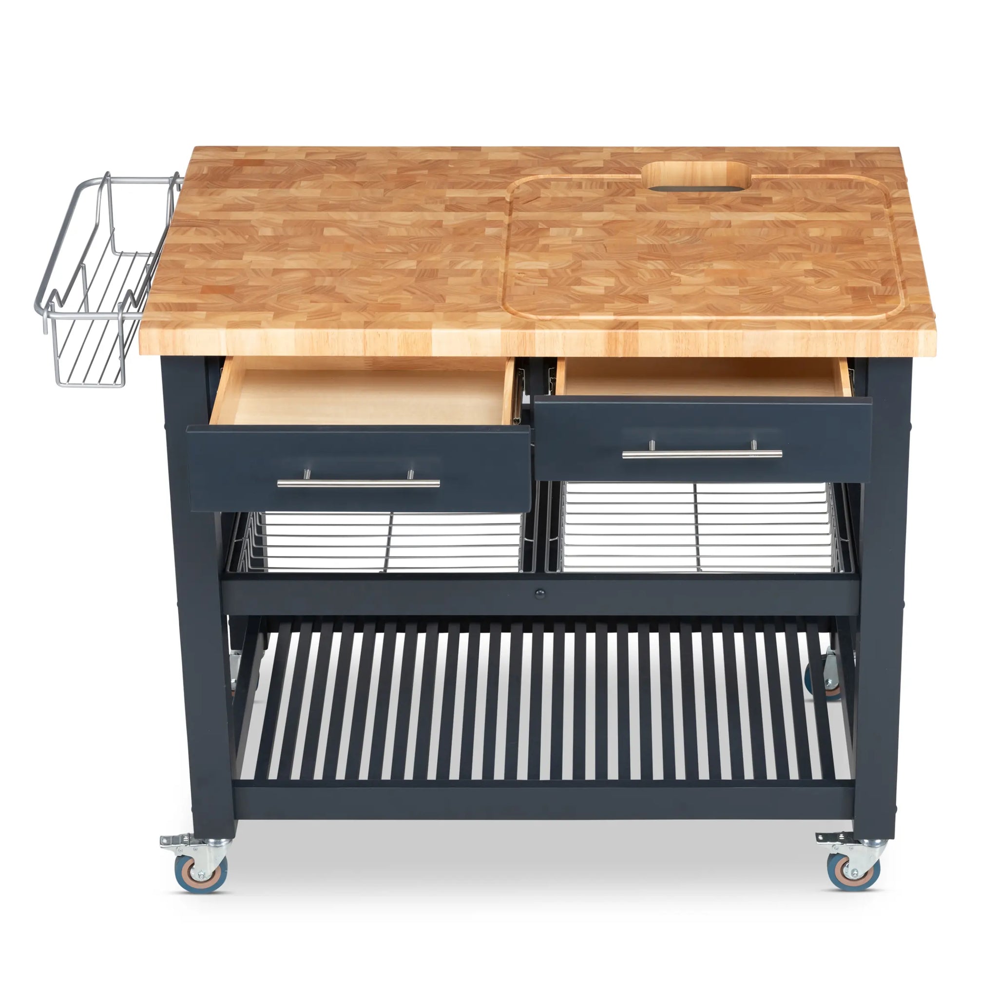 Butcher Block Kitchen Cart