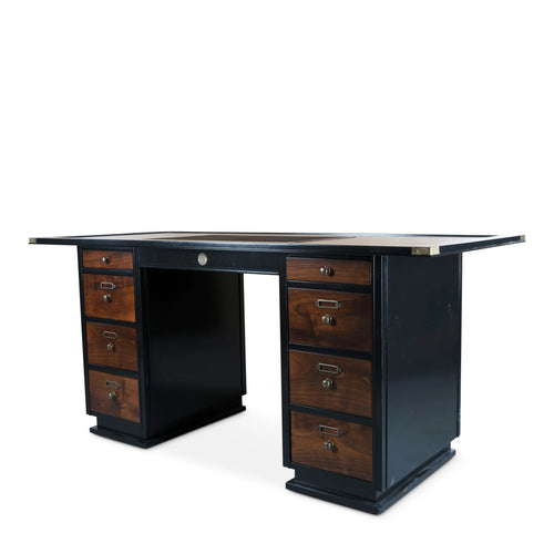 Authentic Models Captain's Desk, Black - MF014