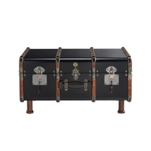 Load image into Gallery viewer, Authentic Models Stateroom Trunk Table, Black - MF040B