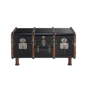 Authentic Models Stateroom Trunk Table, Black - MF040B