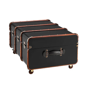 Authentic Models Stateroom Trunk Table, Black - MF040B