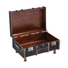 Load image into Gallery viewer, Authentic Models Stateroom Trunk Table, Black - MF040B