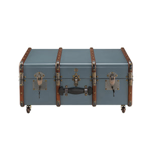 Authentic Models Stateroom Trunk Table, Petrol - MF040P