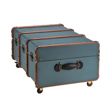 Load image into Gallery viewer, Authentic Models Stateroom Trunk Table, Petrol - MF040P