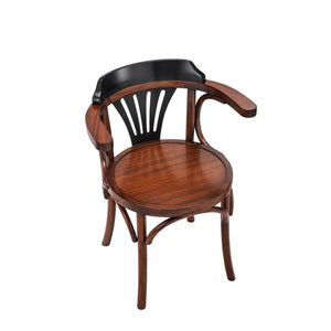 Authentic Models Navy Chair, Black/Honey - MF046Z