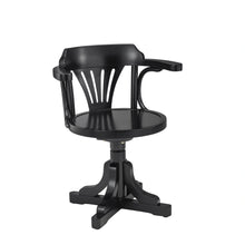Load image into Gallery viewer, Authentic Models Purser&#39;s Chair, Black &amp; Honey - MF081