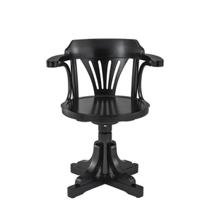 Authentic Models Purser's Chair, Black & Honey - MF081