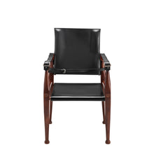 Load image into Gallery viewer, Authentic Models Bridle Campaign Chair, Black - MF122B