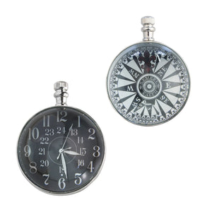 Authentic Models Eye of Time Clock, Nickel - SC051