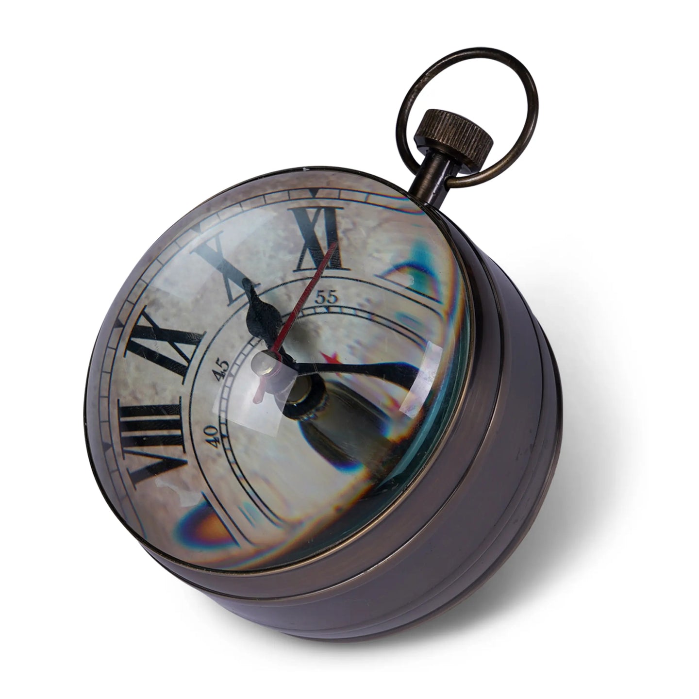 Authentic Models Eye of Time Clock XL, Brass - SC064B