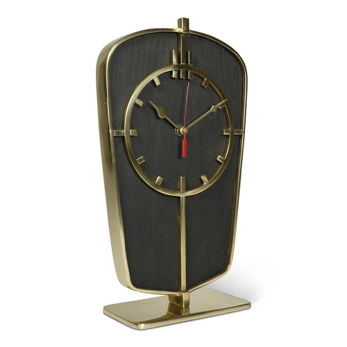 Authentic Models Art Deco Desk Clock, Gold - SC069G