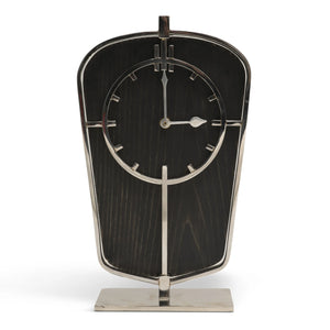 Authentic Models Art Deco Desk Clock, Silver - SC069S