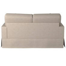 Load image into Gallery viewer, Sunset Trading Americana Box Cushion Slipcovered Loveseat | Linen