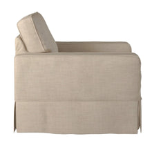 Load image into Gallery viewer, Sunset Trading Americana Box Cushion Slipcovered Chair | Linen